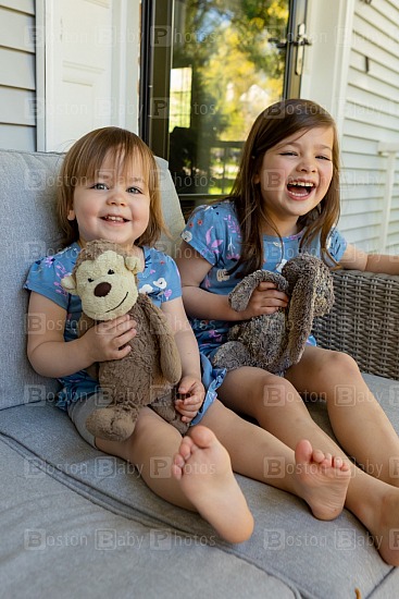 Claire and Ruth, 4 1/2 yrs old and 2 yrs old
